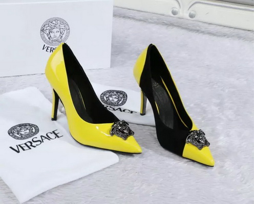 V Shallow mouth stiletto heel Shoes Women--017